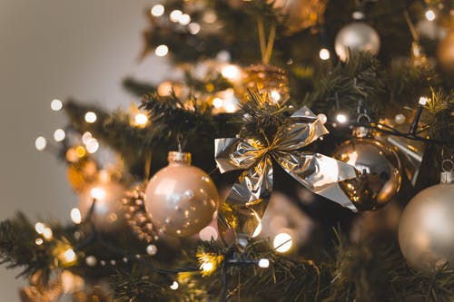 Christmas Decoration,Rings,Trees and Leaves