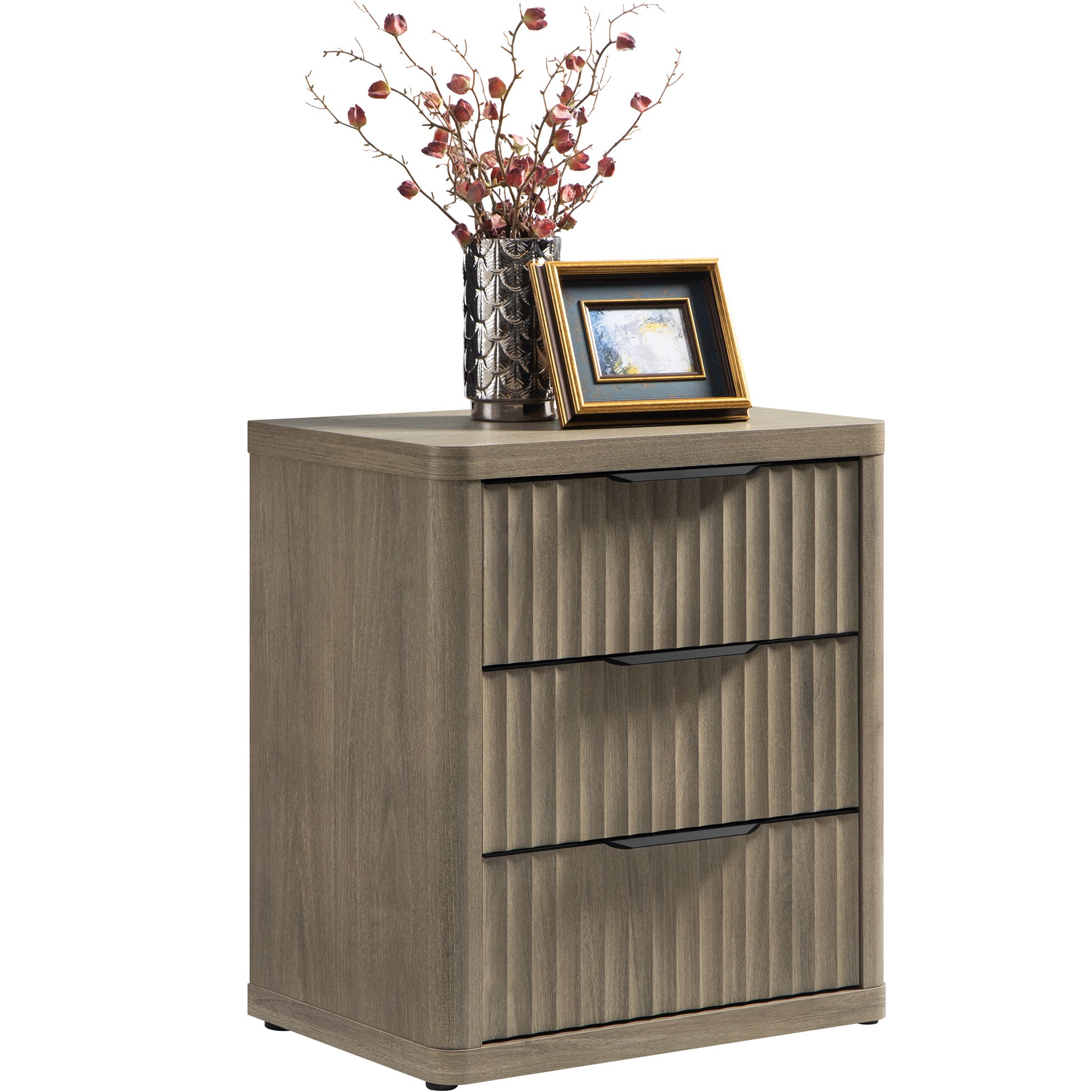 Cas Nightstands, 3 Drawers