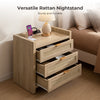 Savanna Wood Dresser, 3 Drawers - Sicotas