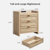 Savanna Wood Dresser, 3 Drawers - Sicotas