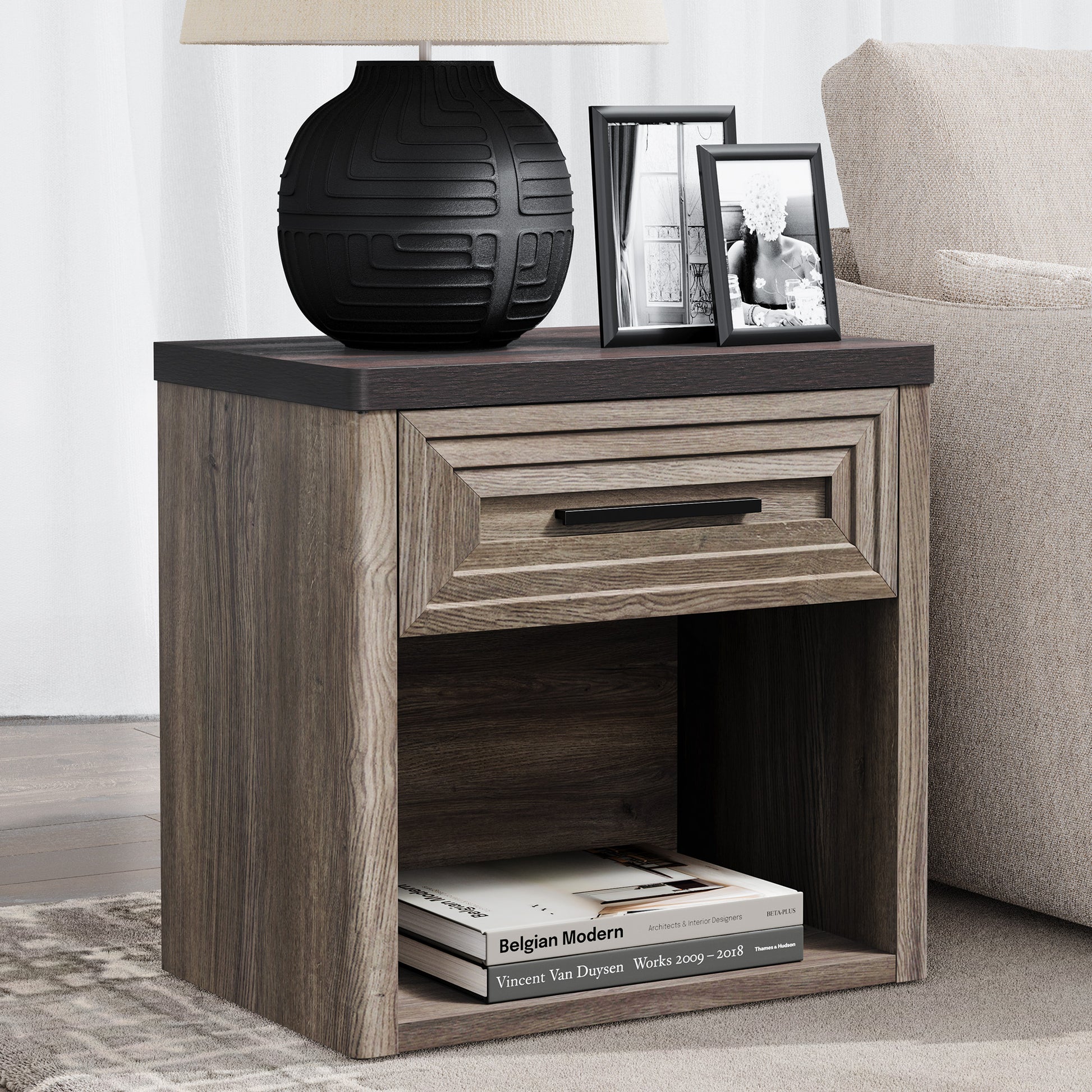 Stria Night Stands with Storage