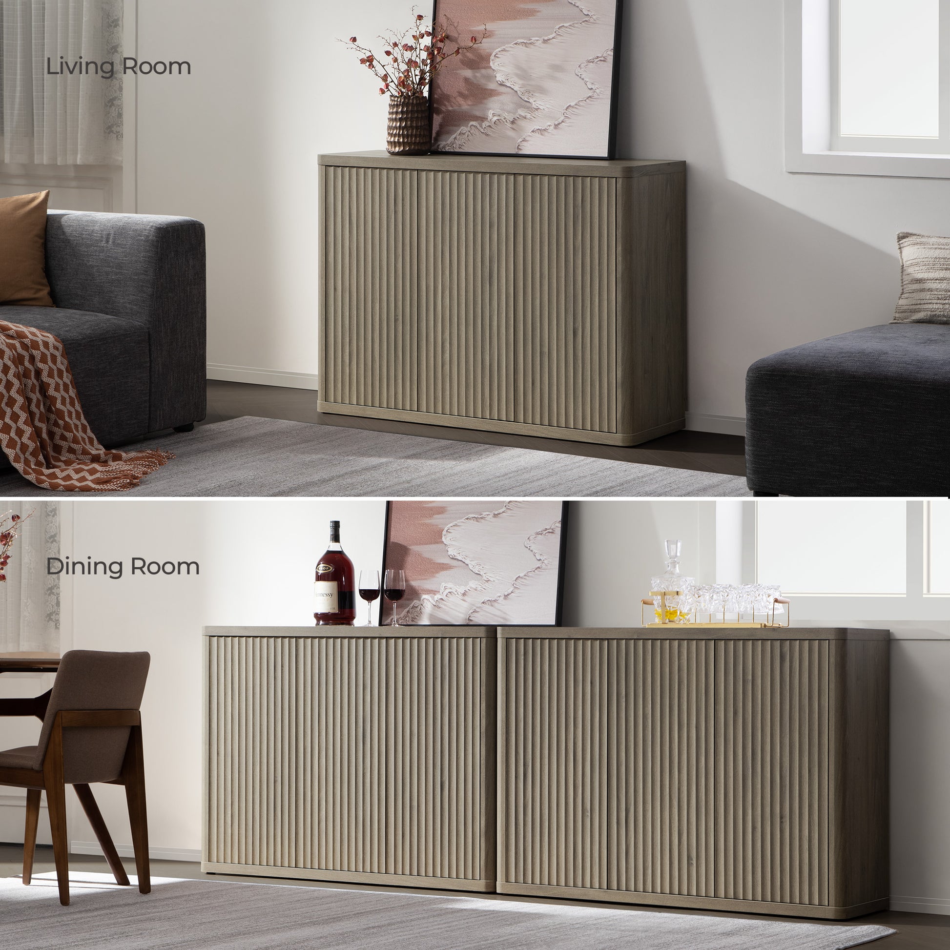 Cas Sideboard with 3 Doors - Sicotas