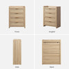 Savanna Wood Dresser, 4 Drawers - Sicotas