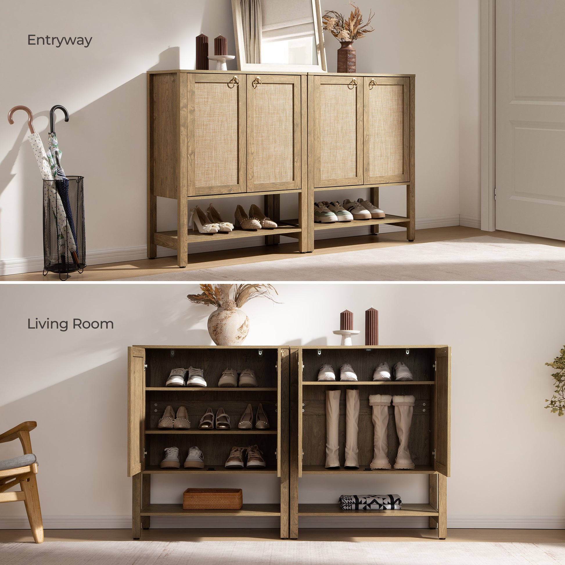 Terra Shoe Cabinet, 2 Doors