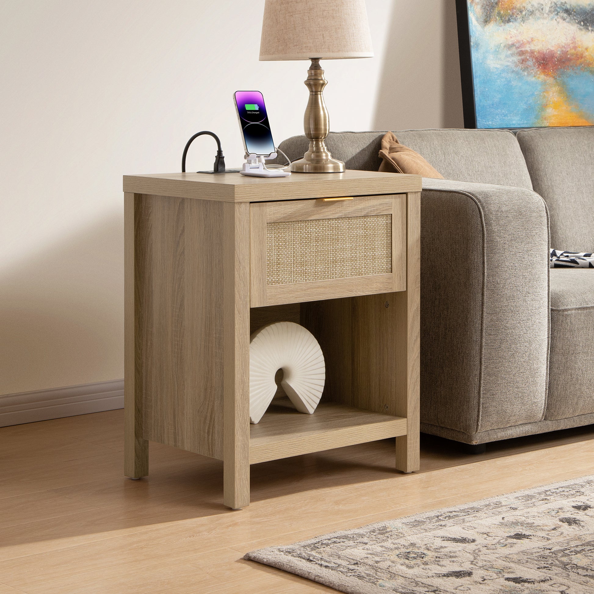 Savanna Nightstands with Drawer - Sicotas