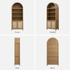 Savanna Arched Bookcase - Sicotas