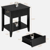 Opus White Nightstands - Sicotas