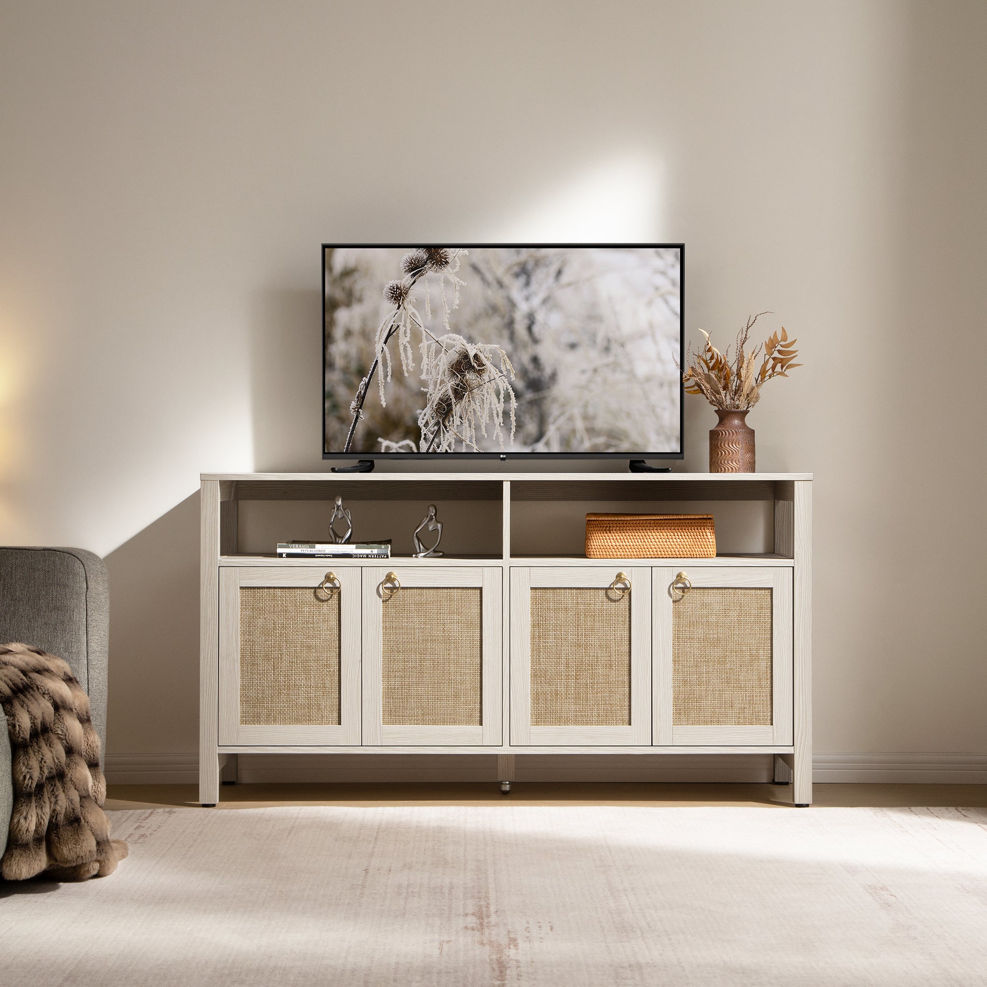 Terra TV Stands White - Sicotas