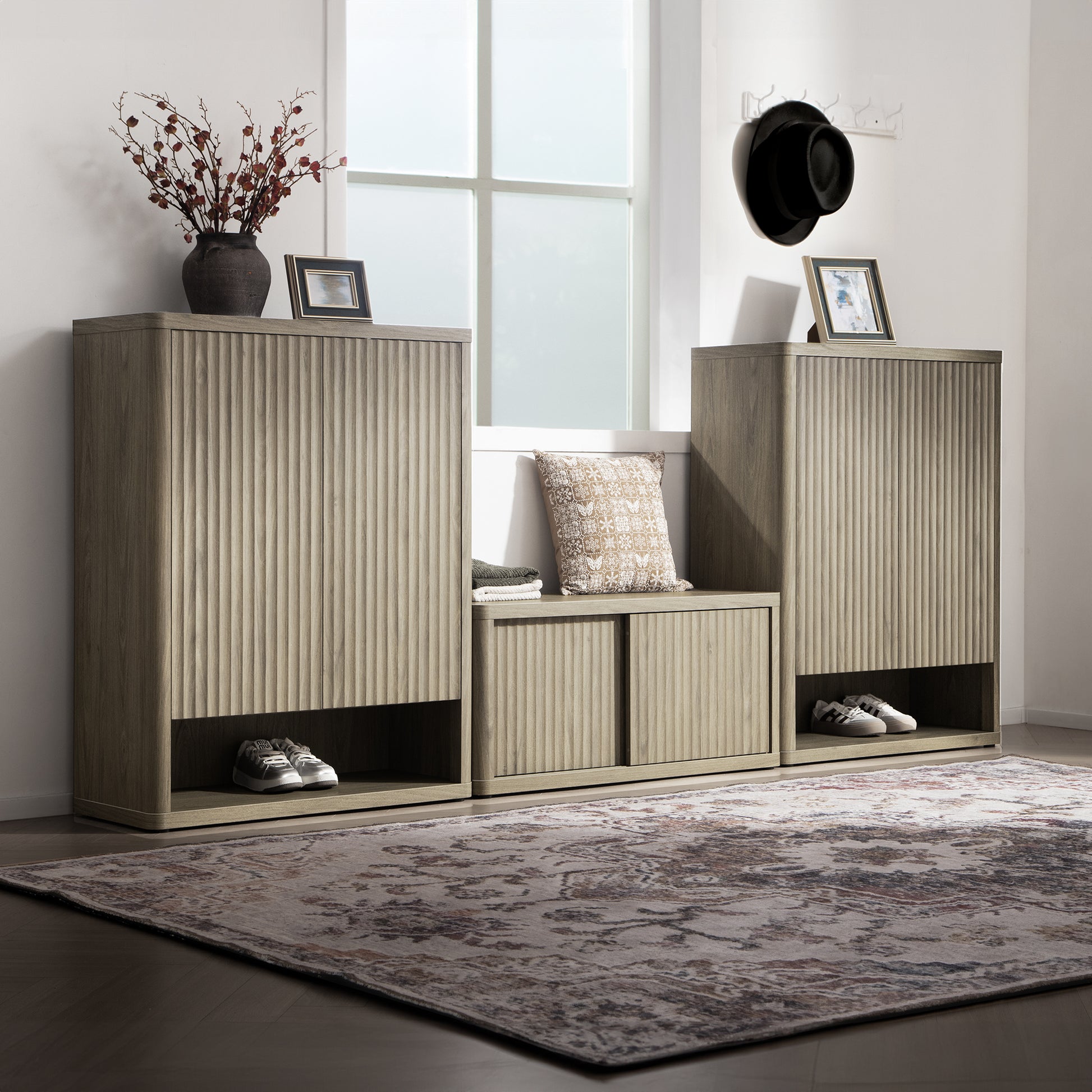 Cas Shoe Cabinet with Storage - Sicotas