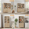 Savanna 70.9Inch Wood Bookcase - Sicotas