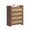 Savanna Wood Dresser, 4 Drawers - Sicotas