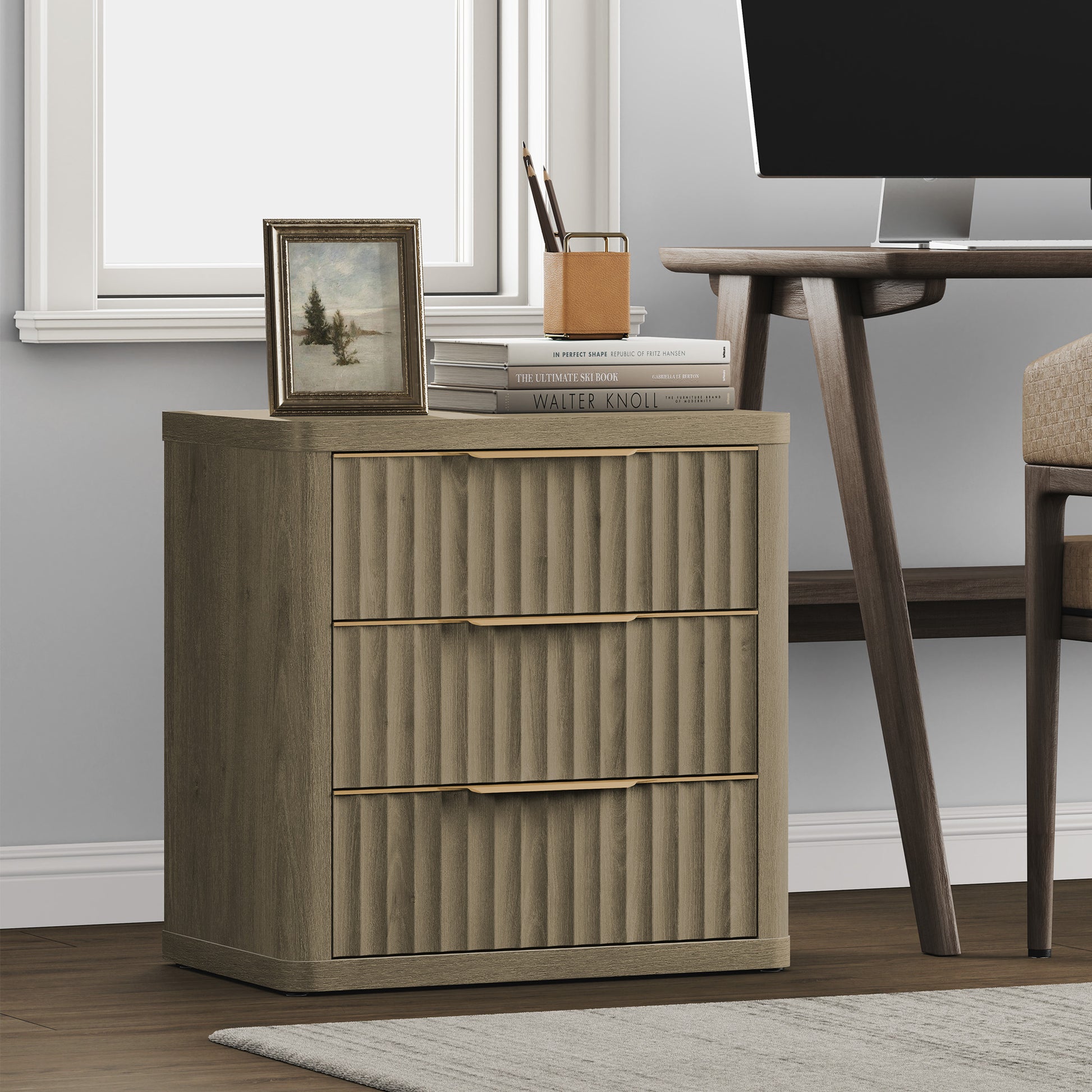 Cas Nightstands with 3 Drawers - Sicotas