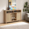 Savanna Bar Cabinet with Glass Holder - Sicotas