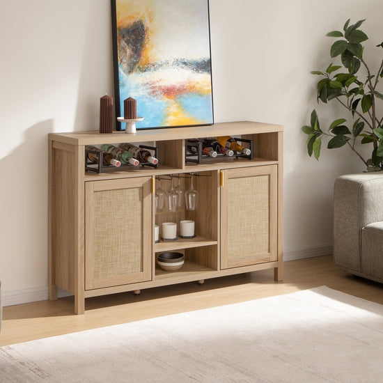 Savanna Bar Cabinet with Glass Holder