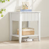 Opus White Nightstands - Sicotas