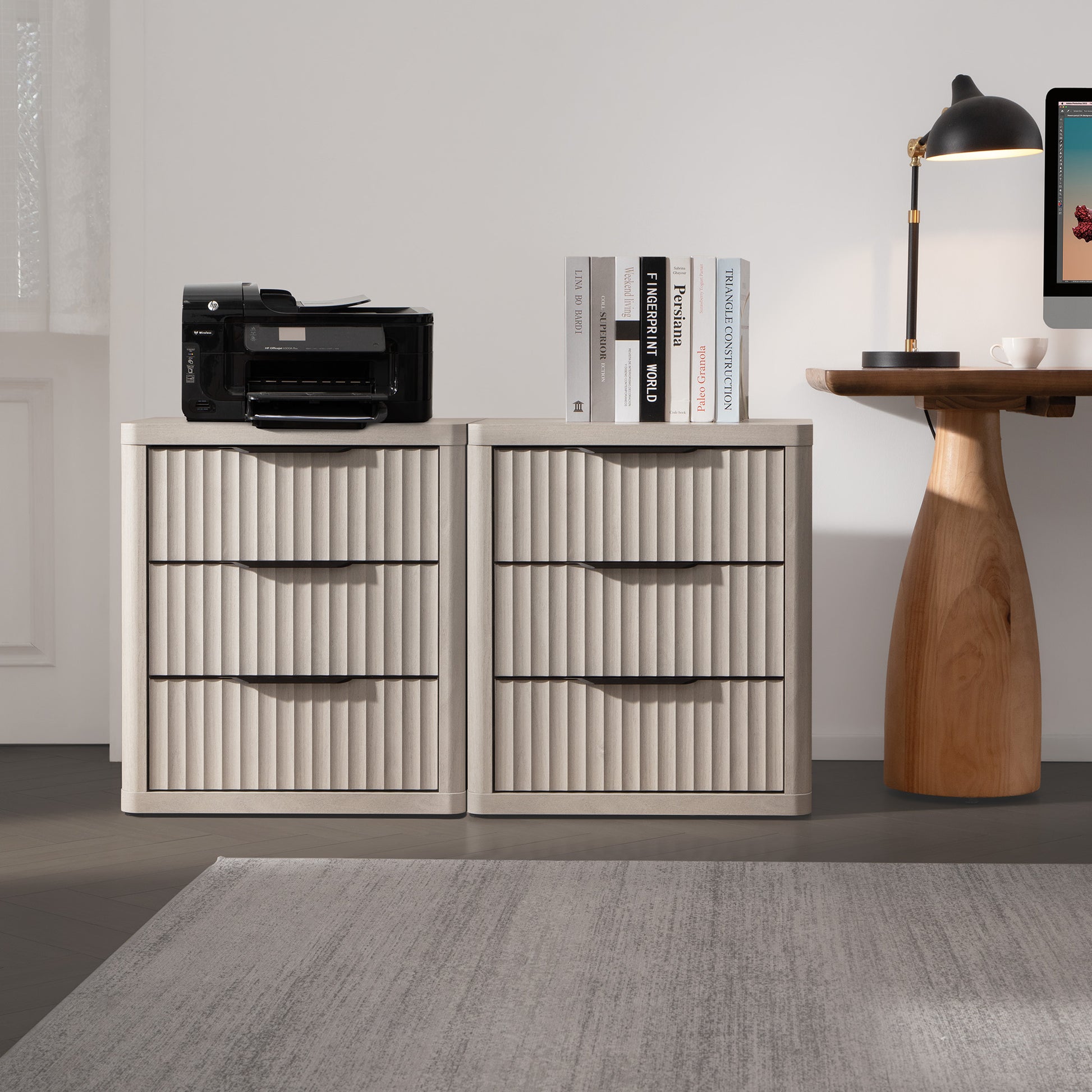 Cas Nightstands, 3 Drawers