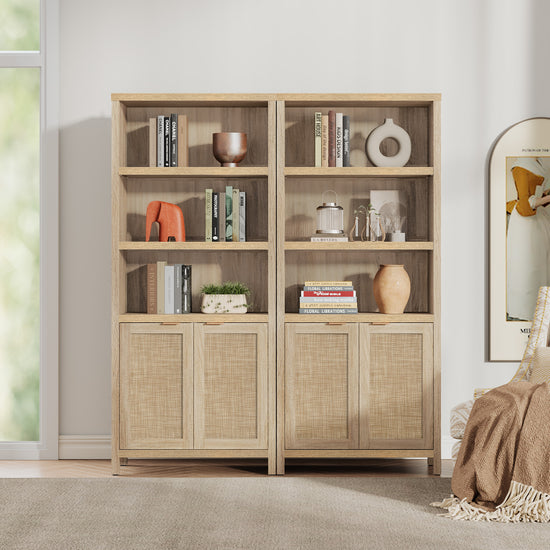 Savanna 70.9Inch Wood Bookcase