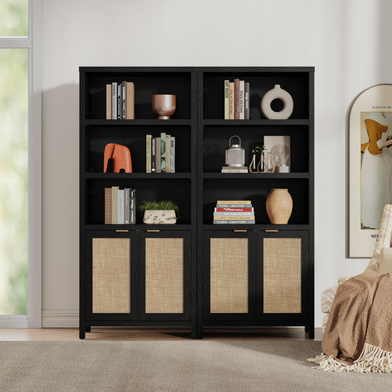 Savanna 70.9'' Tall Black Bookcase