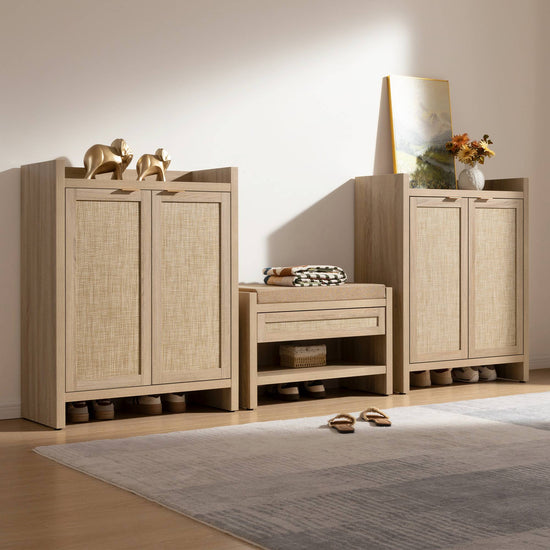 Savanna Shoe Cabinet, 2 Doors - Sicotas