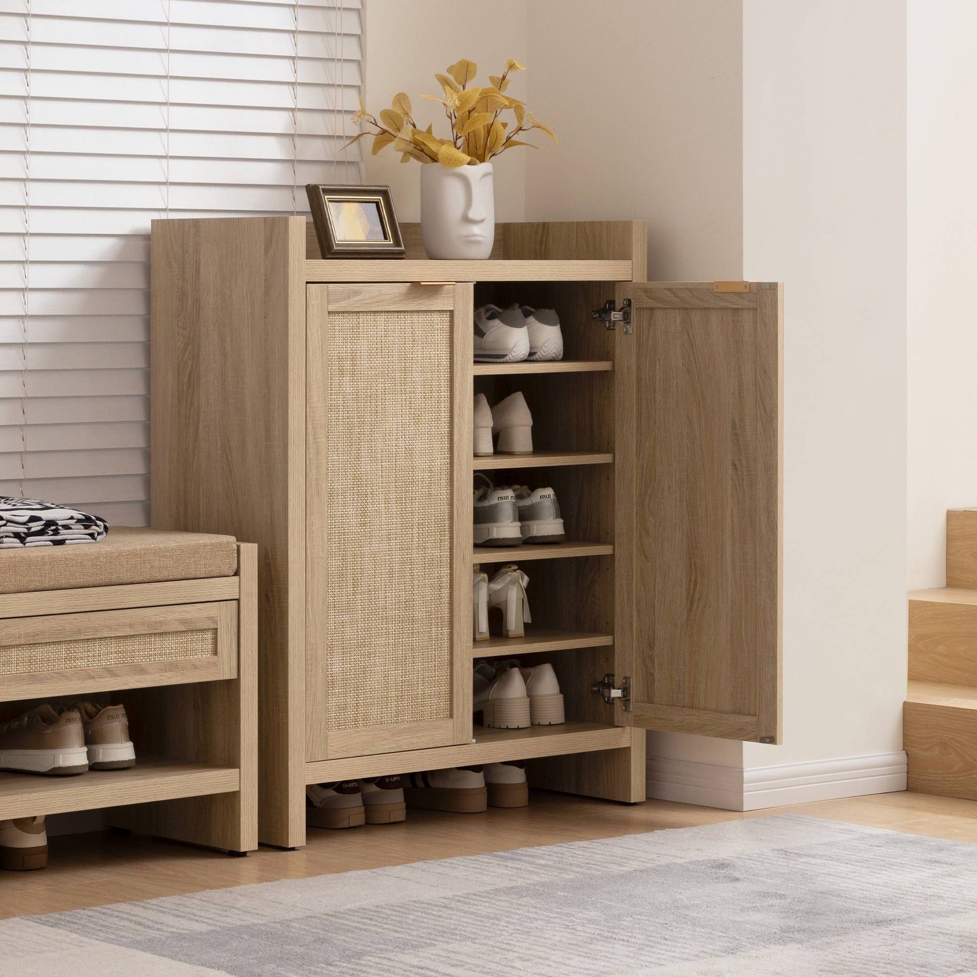 Savanna Shoe Cabinet, 2 Doors