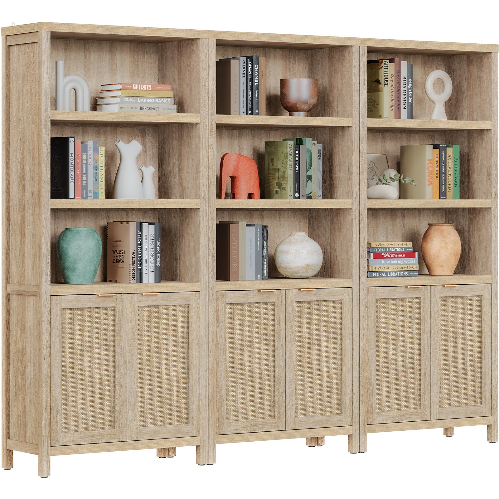 Savanna 70.9Inch Wood Bookcase