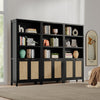 Savanna 70.9'' Tall Black Bookcase - Sicotas