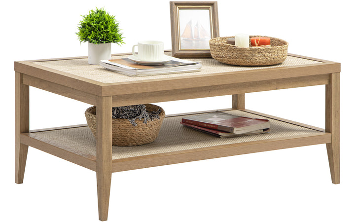 Coffee Table,Rattan Style