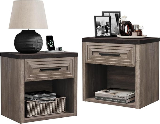 Stria Night Stands with Storage