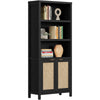 Savanna 70.9'' Tall Black Bookcase - Sicotas