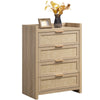 Savanna Wood Dresser, 4 Drawers - Sicotas