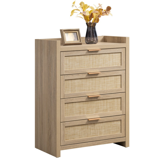 Savanna Wood Dresser, 4 Drawers