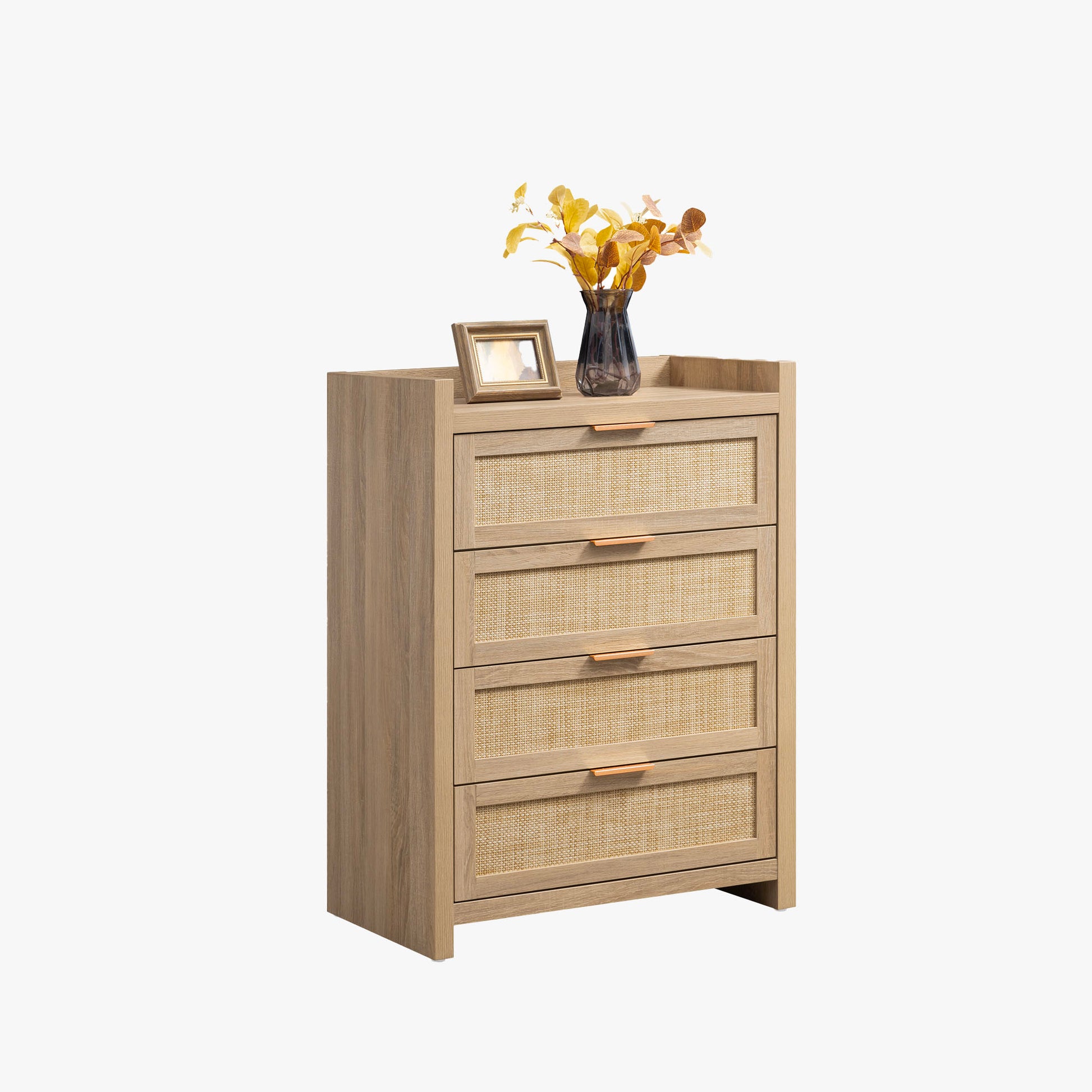 Savanna Wood Dresser, 4 Drawers - Sicotas