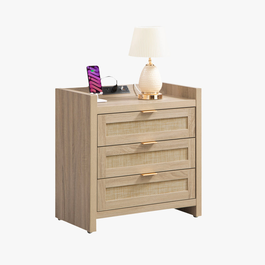 Savanna Wood Dresser, 3 Drawers - Sicotas