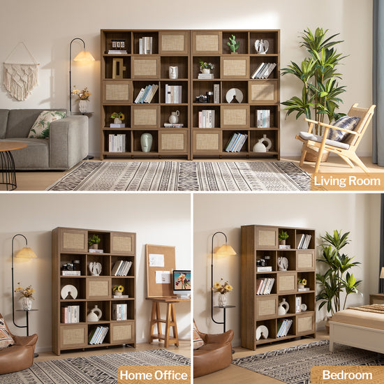 Savanna Rattan Bookcase