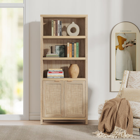 Savanna 70.9Inch Wood Bookcase