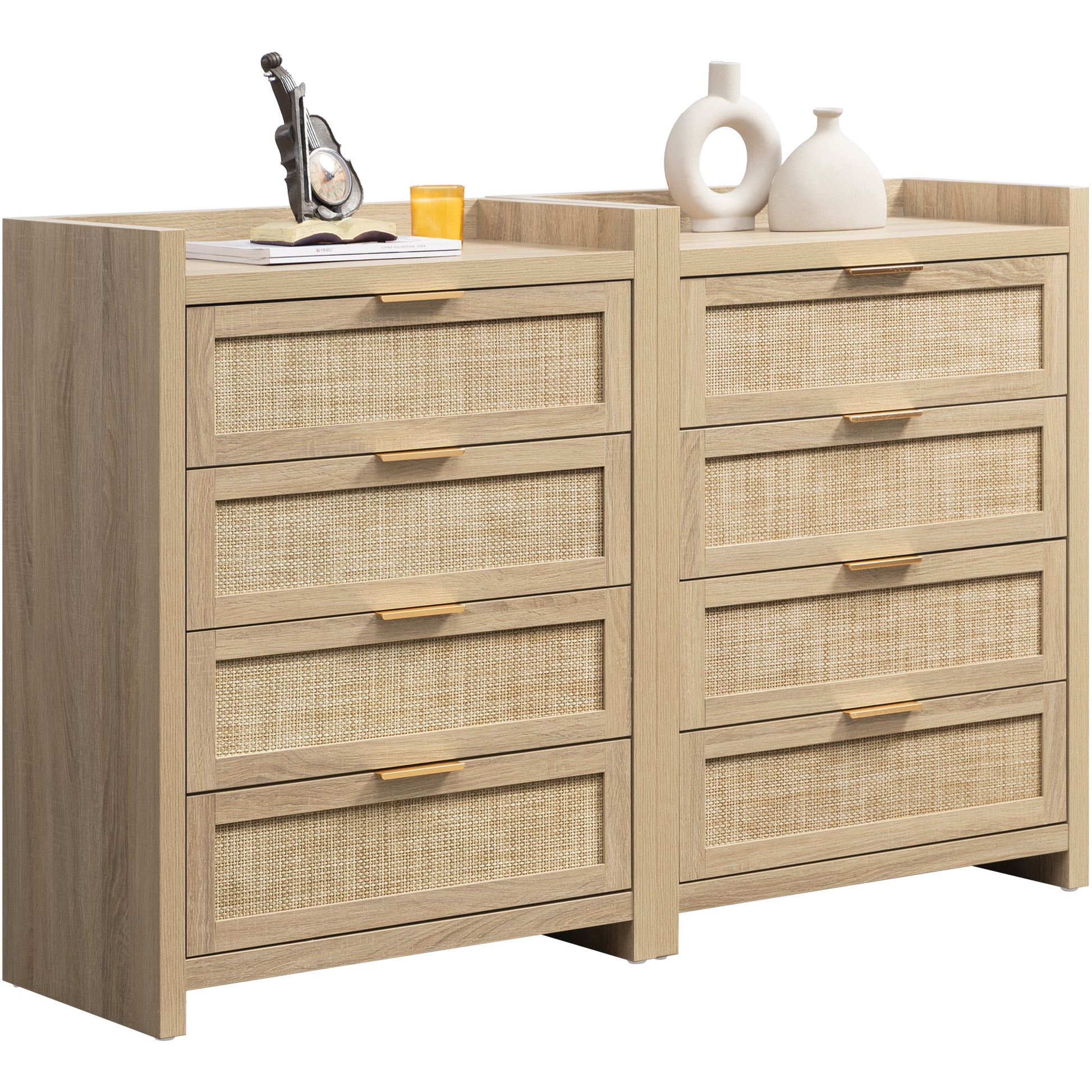 Savanna Wood Dresser, 4 Drawers