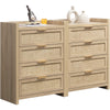 Savanna Wood Dresser, 4 Drawers - Sicotas