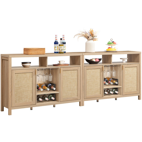 Savanna Bar Cabinet with Glass Holder