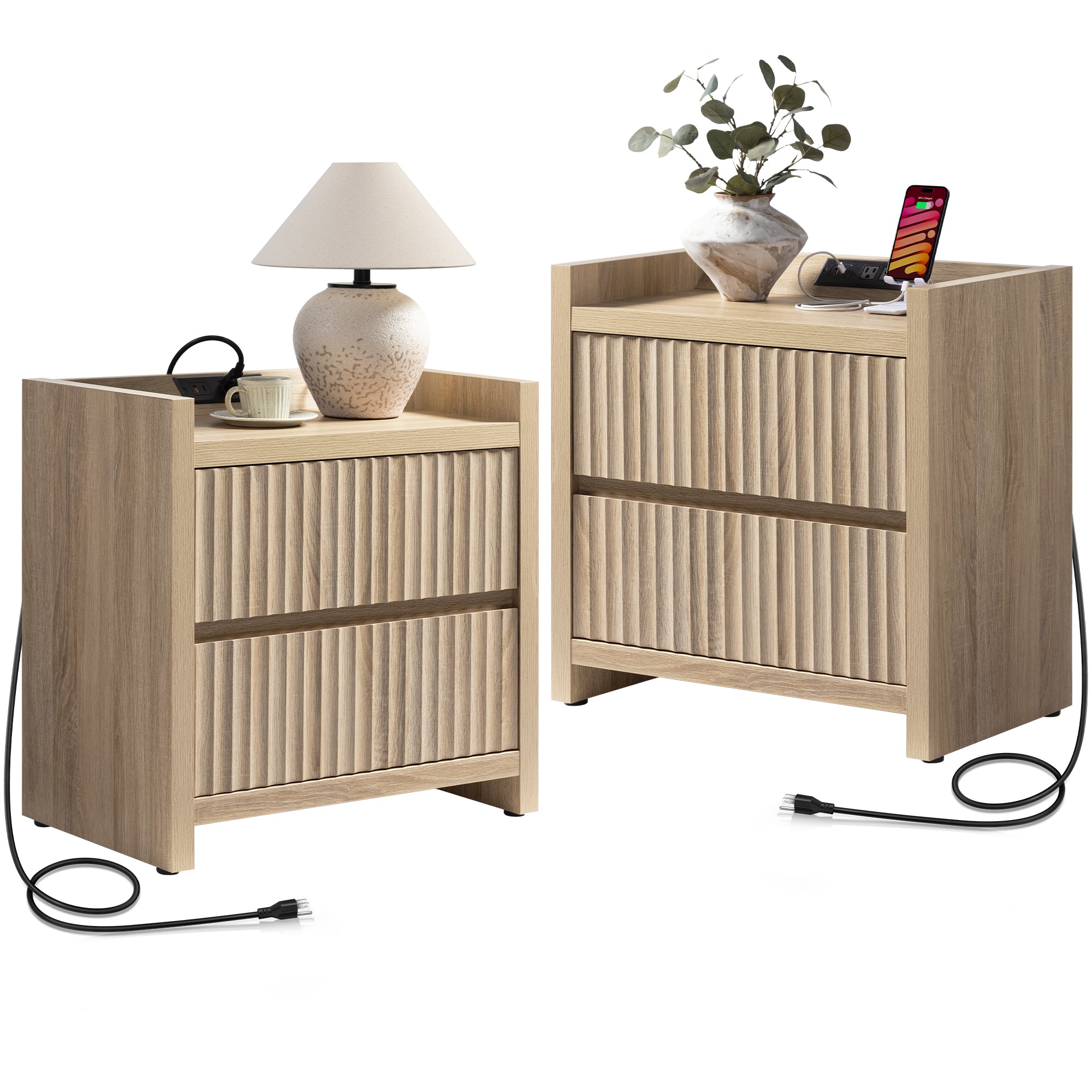 Prelude End Tables, 2 Drawers