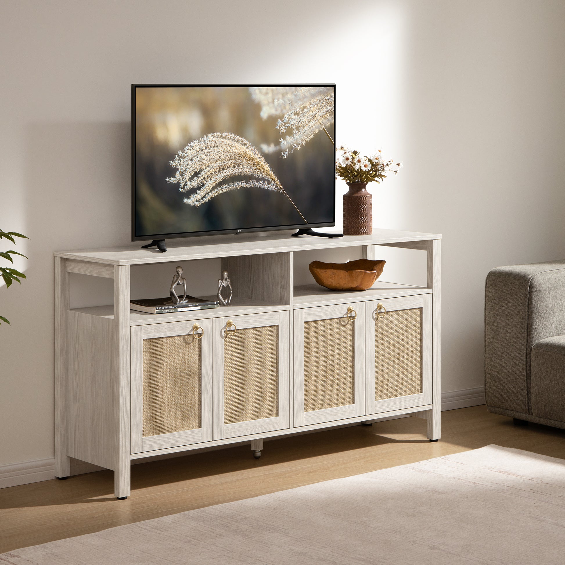 Terra TV Stands White - Sicotas