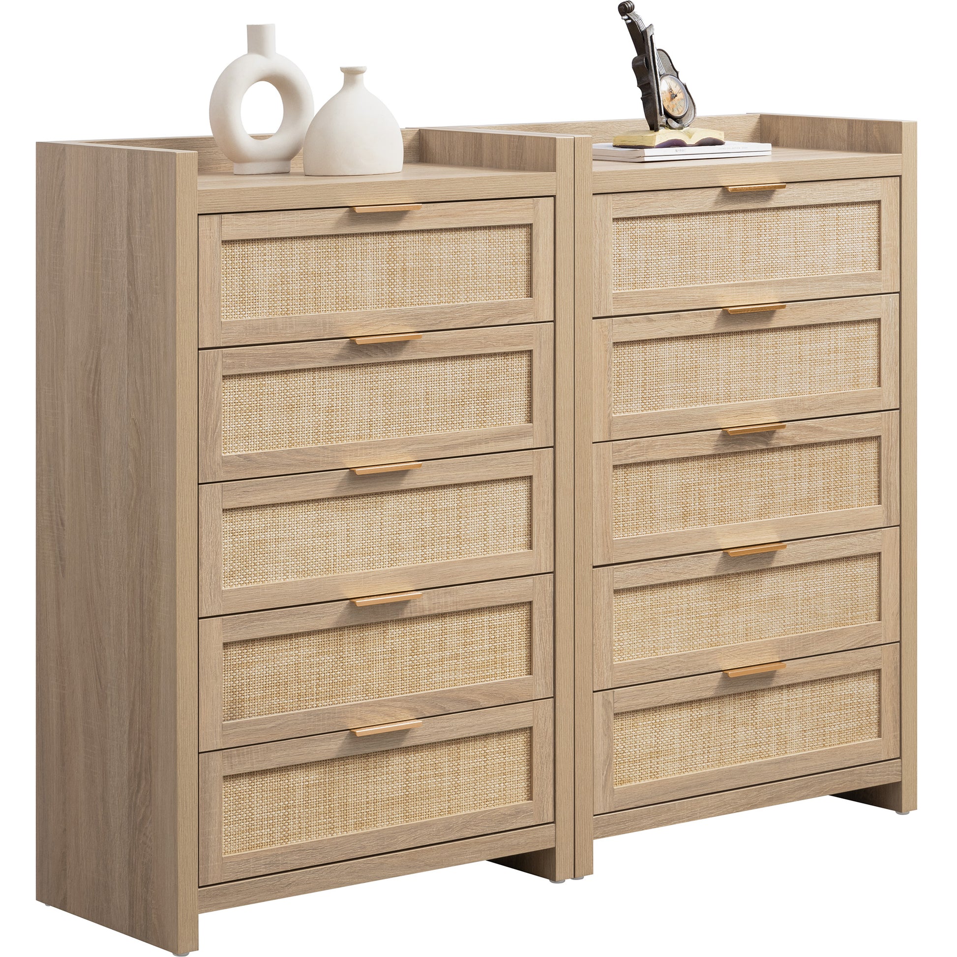 Savanna Wood Dresser, 5 Drawers