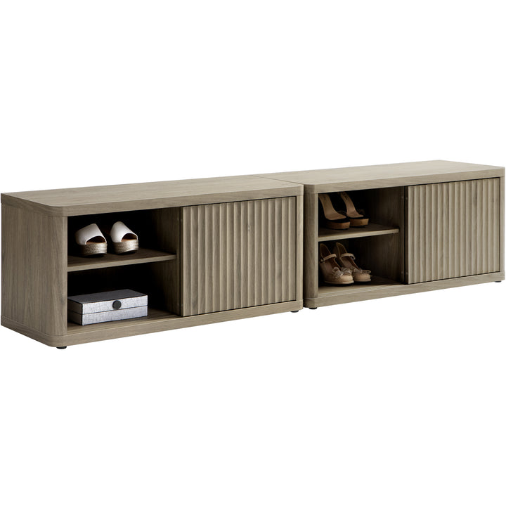 Cas Shoe Bench, Sliding Door