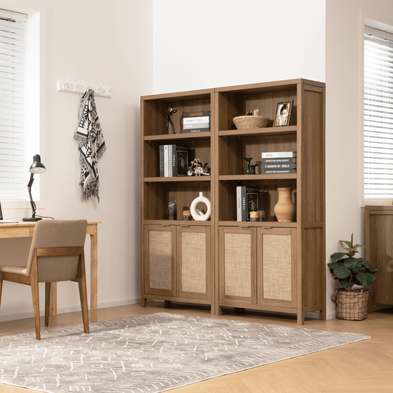 Savanna 5-Tier Tall Bookcase - Sicotas