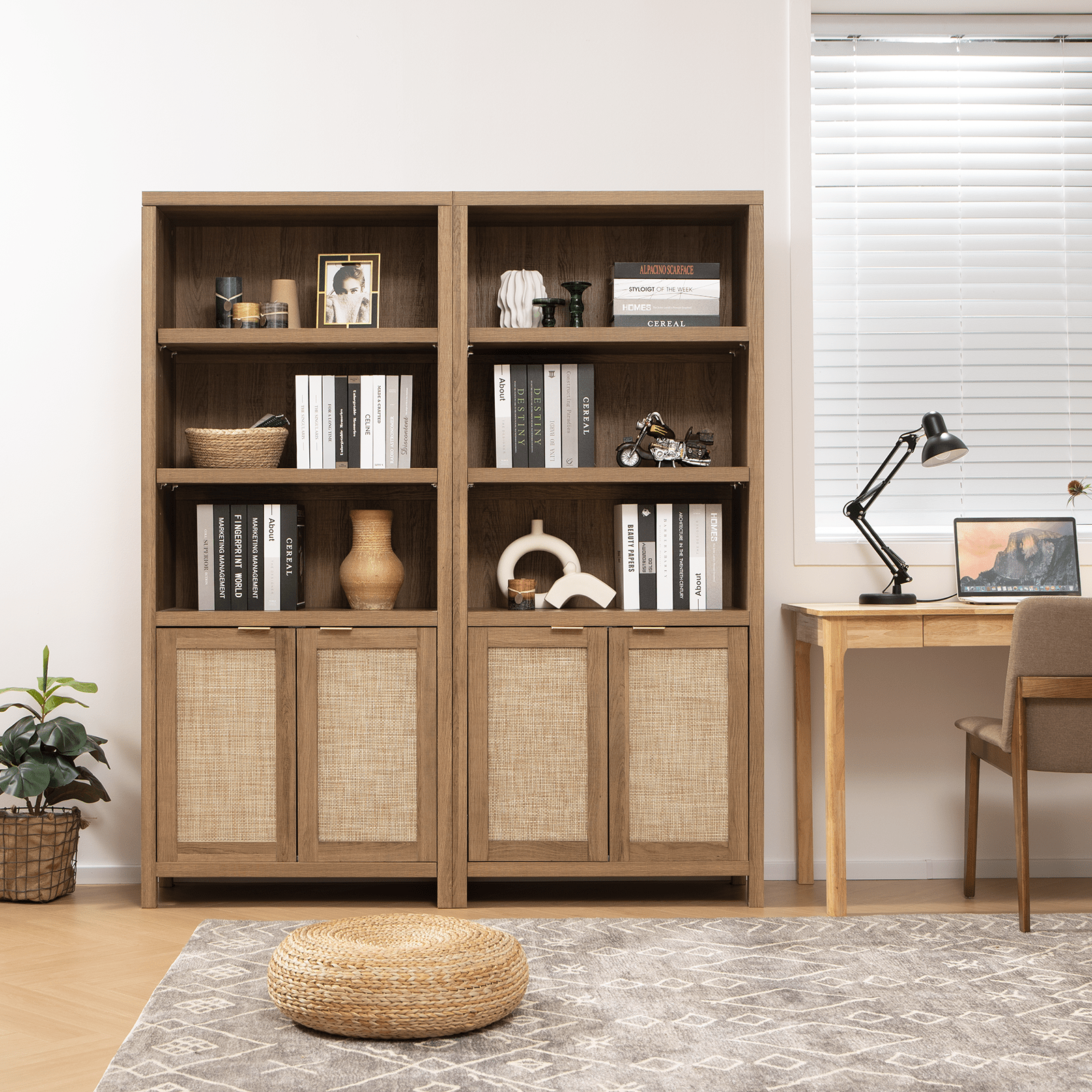 Savanna Wood Bookcase - Sicotas