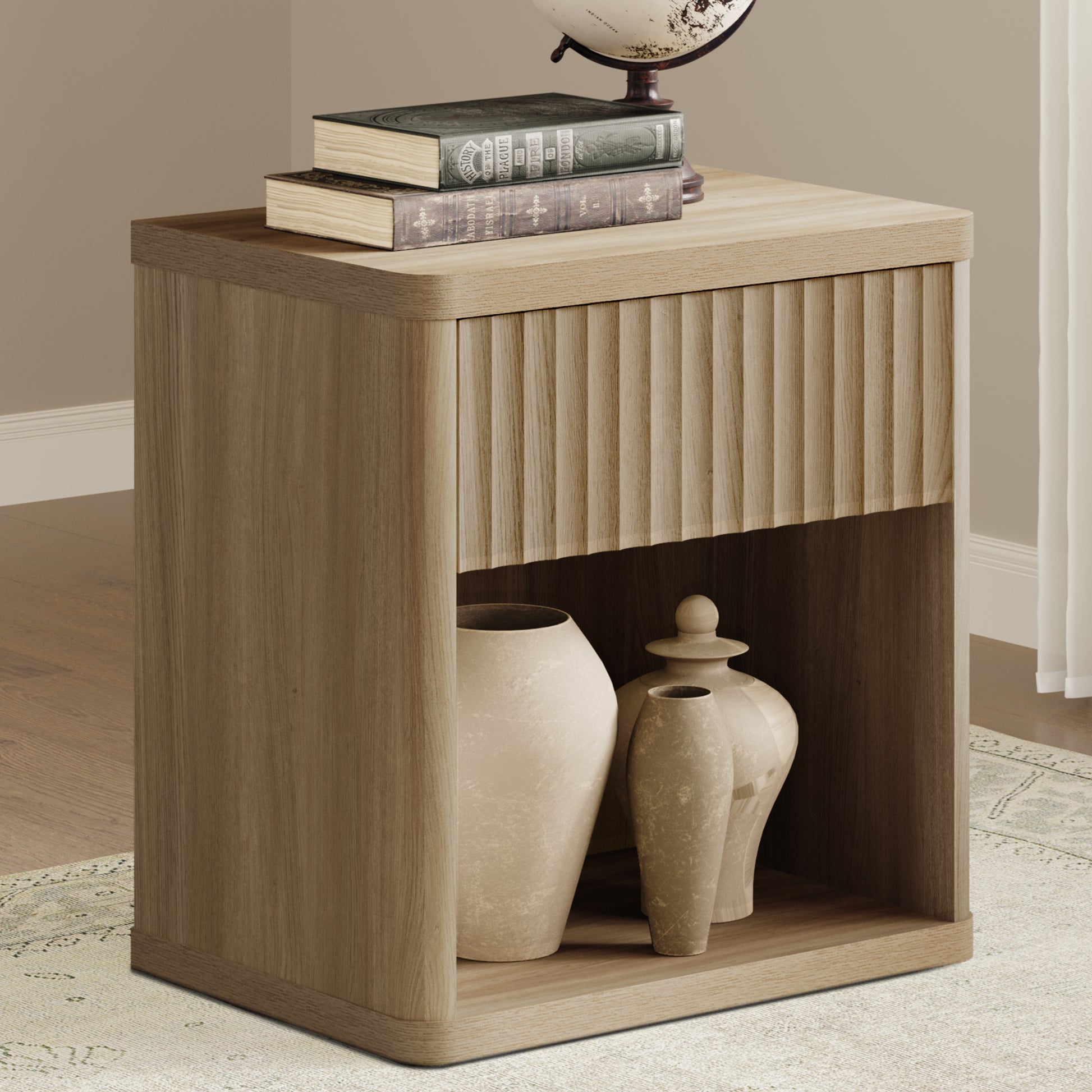 Cas Night Stand with Storage