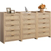 Savanna Wood Dresser, 5 Drawers - Sicotas