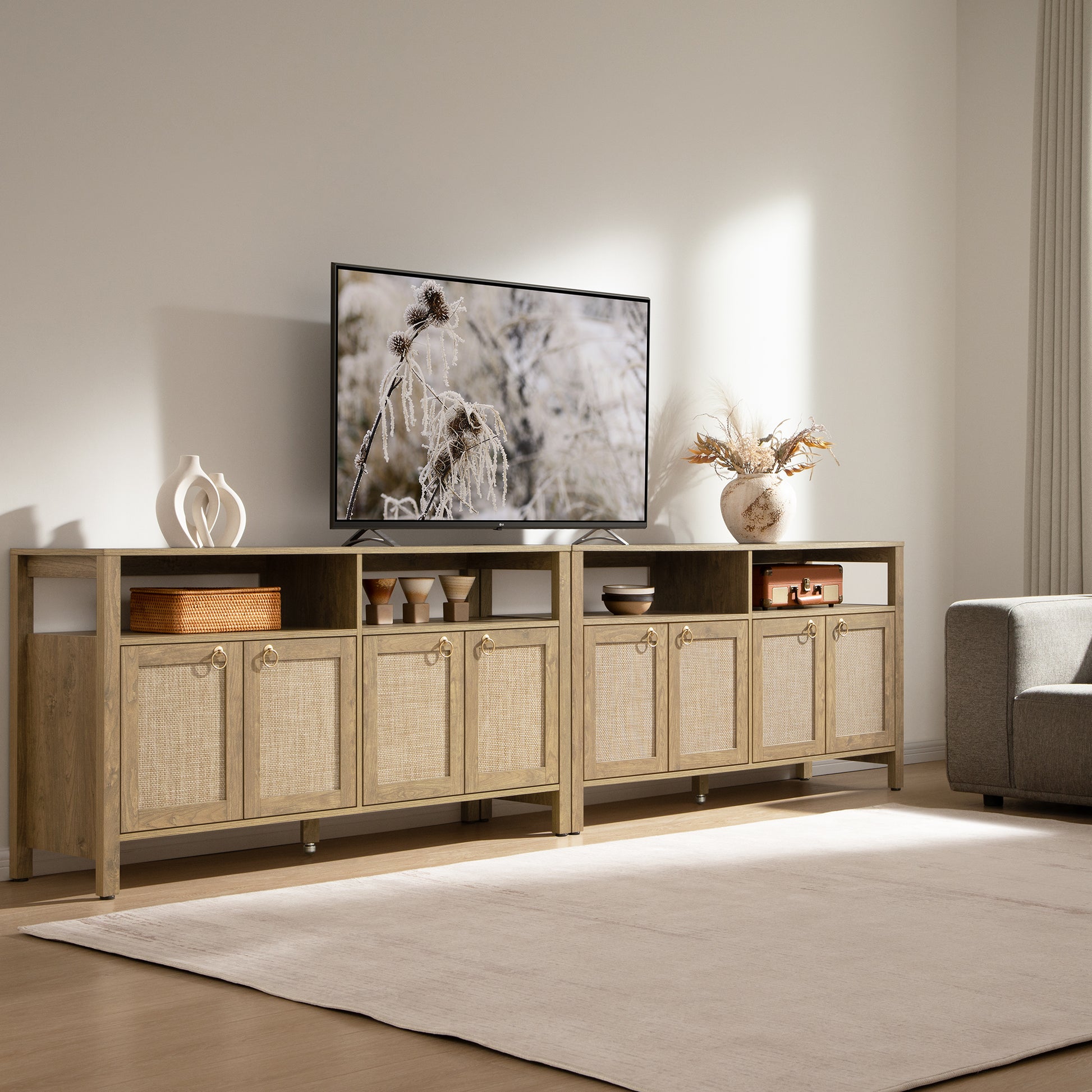 Terra TV Stands White - Sicotas