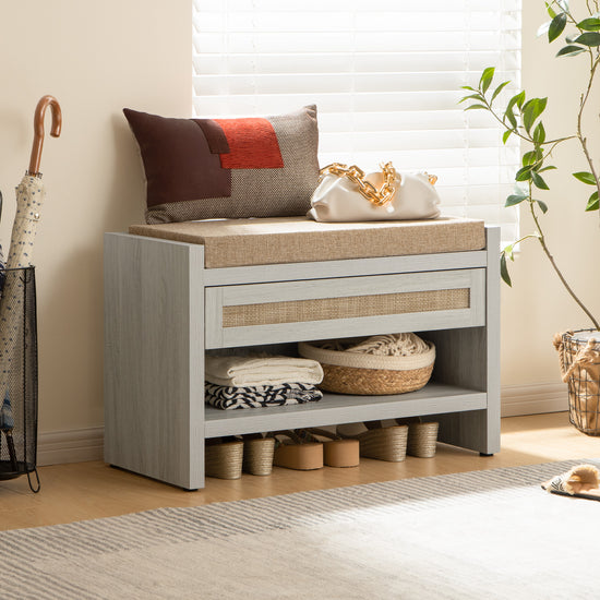 Savanna Shoe Bench with Storage