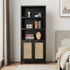 Savanna 70.9'' Tall Black Bookcase - Sicotas