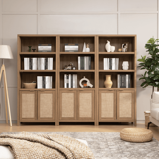 Savanna 5-Tier Tall Bookcase - Sicotas